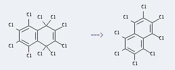 Octachloronaphthalene can be prepared by decachloro-1,4-dihydro-naphthalene